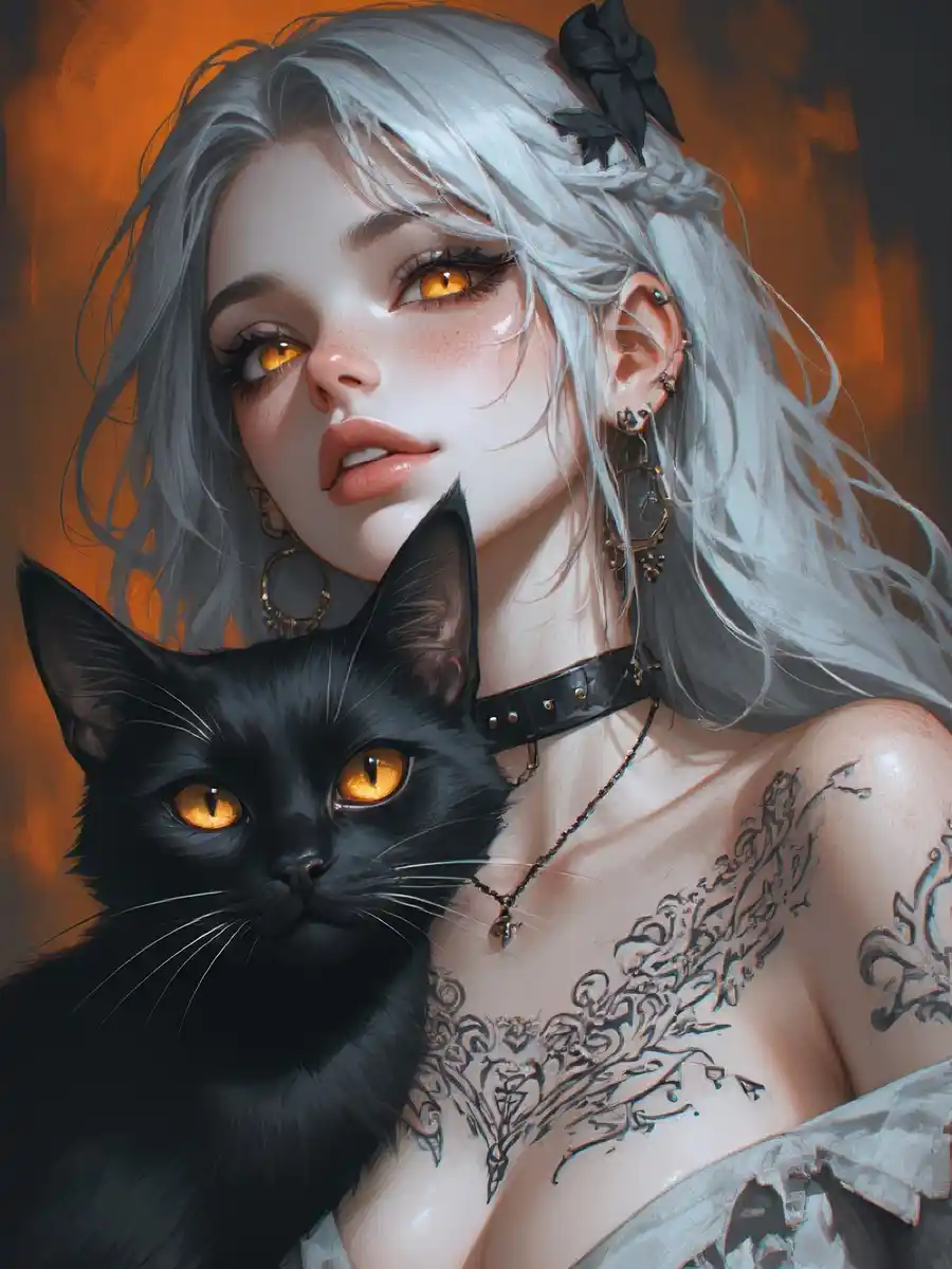 CAT WARLOCK: This Darklord Feasts Upon Horror