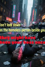 Don't look down on the homeless person beside you; they might have bee